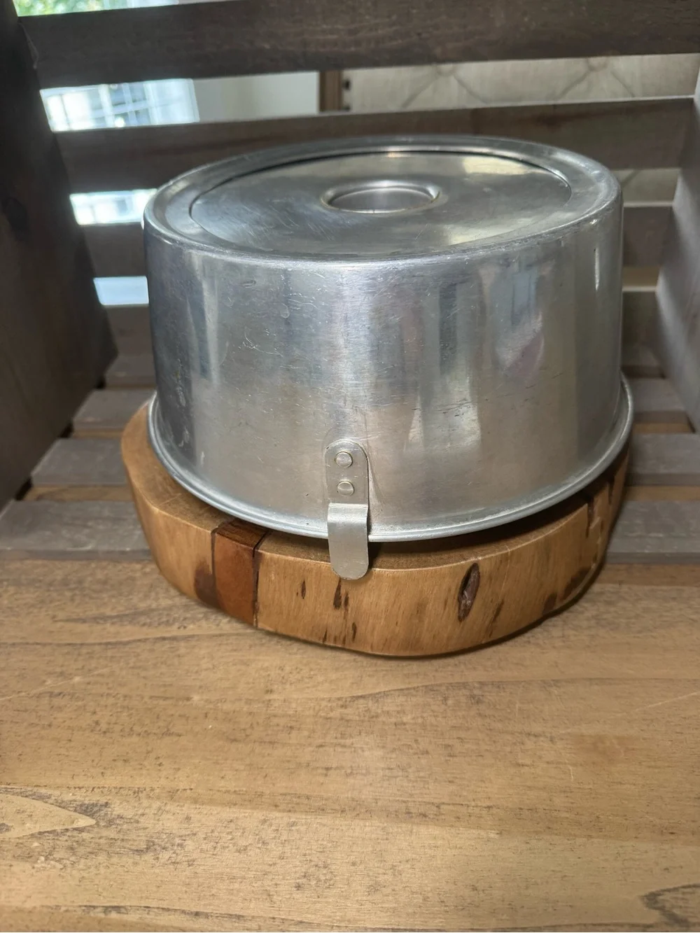 Vintage Aluminum Angel Food/Tube Cake Pan - Silver